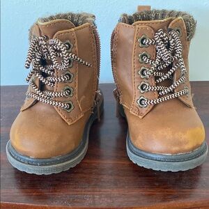 Wonder Nation Brown Kids Boots